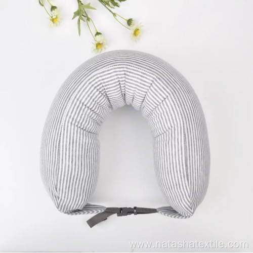 Japanese style foam particle U-shaped travel pillow